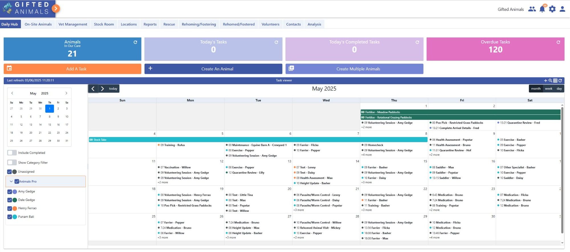 Modern day tech replacing notes, whiteboards and emails. A project management dashboard displaying task timelines and status updates.
